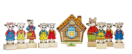 Деревянный кукольный театр Краснокамская игрушка  Битца