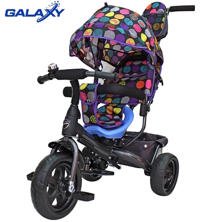 Детский велосипед Galaxy Лучик VIVAT 3-хколесный Дизайн круги