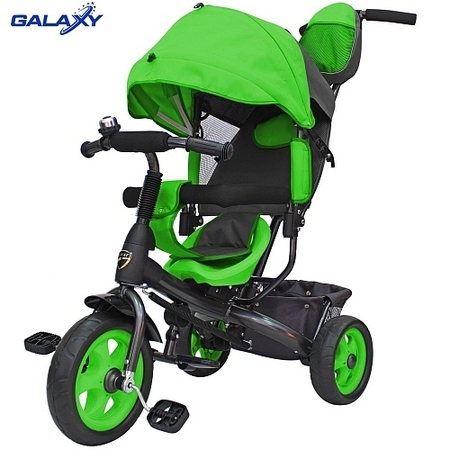 Детский велосипед Galaxy Лучик VIVAT зеленый