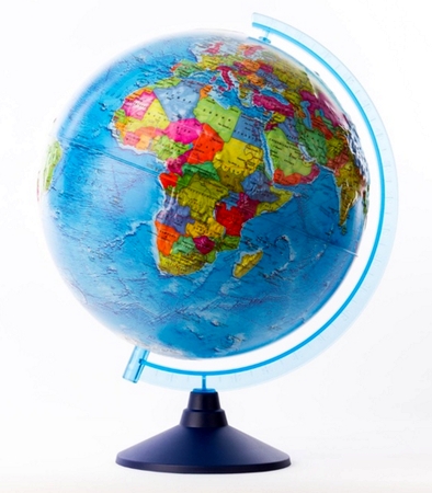 Globen, Глобус Земли политический рельефный