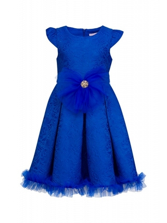 Нарядное платье Красавушка Электрик синее
