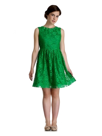 Праздничное платье Мадама (зелёное) 9005047