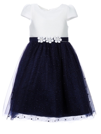 Нарядное платье Malvina (темно-синее) 9004885