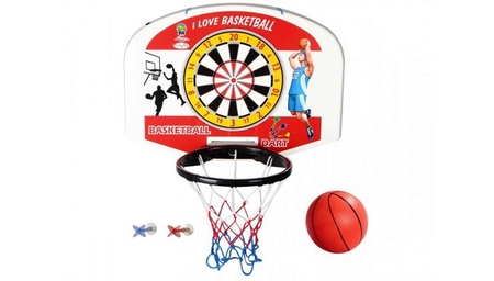 Детский баскетбольный щит с кольцом  