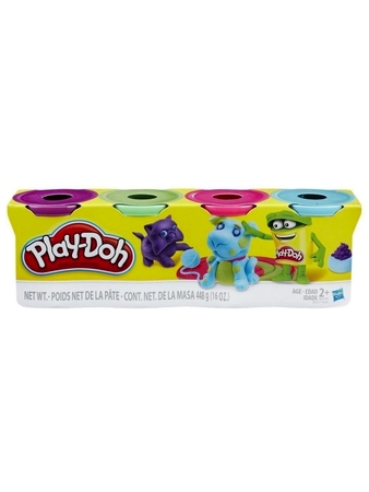 Пластилин Play-Doh 4 баночки 9007449