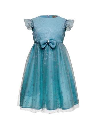 Нарядное платье Смена (голубое) 9004927