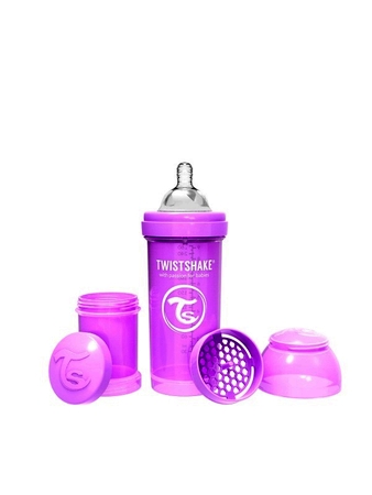 Антиколиковая бутылочка для кормления Twistshake 260 мл. фиолетовая